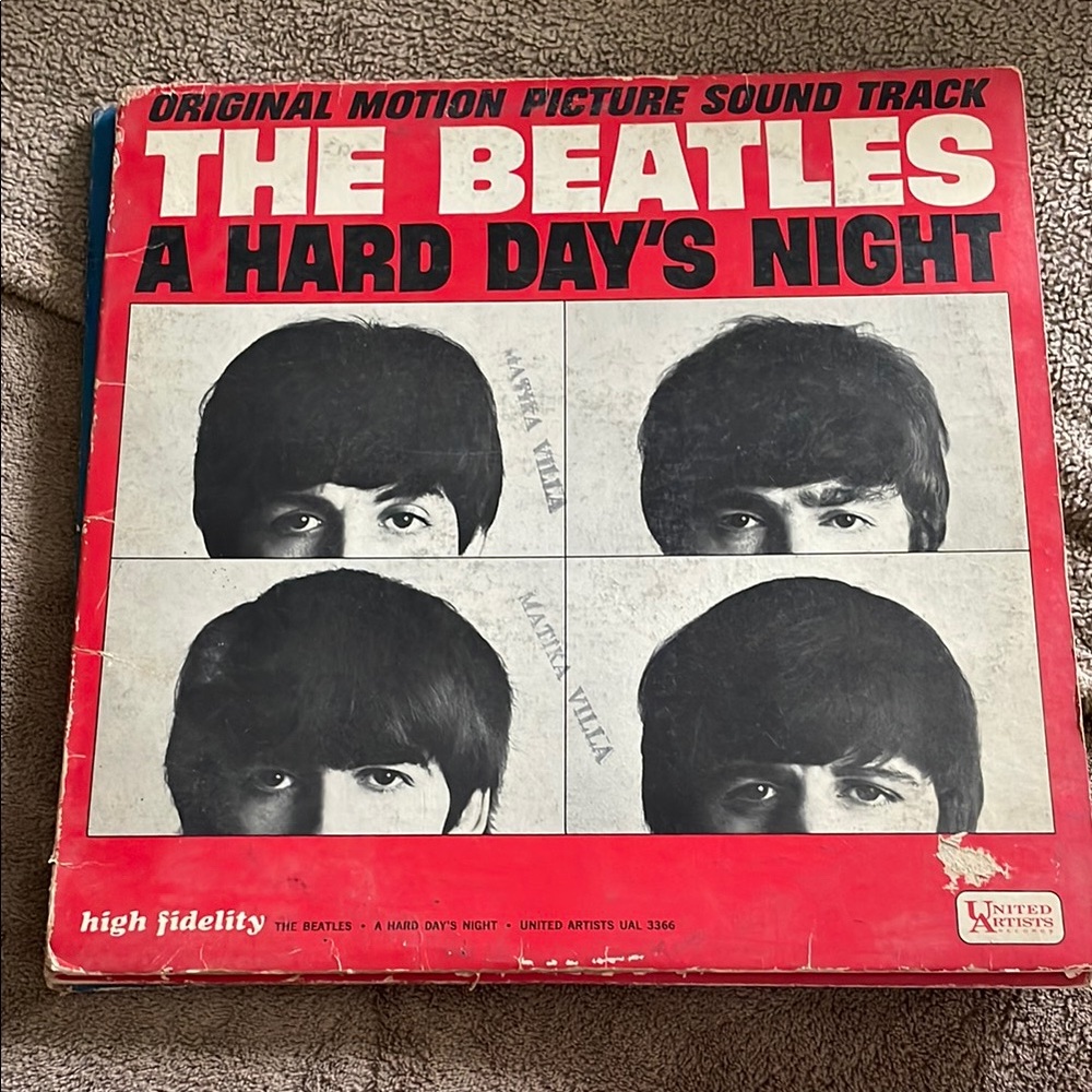 The Beatles A Hard Day's Night Soundtrack Vinyl